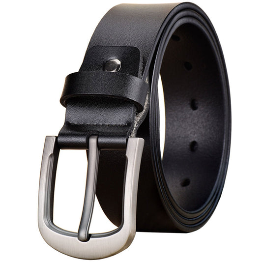 mens genuine leather casual belt