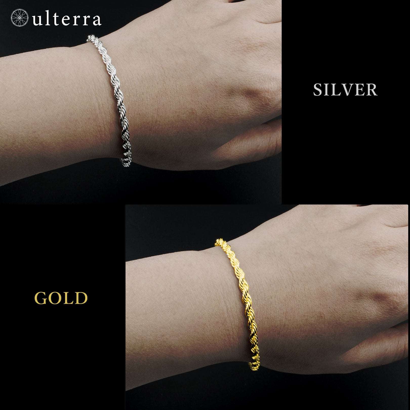 [ulterra] Chain-Bracelet　aul9004-si